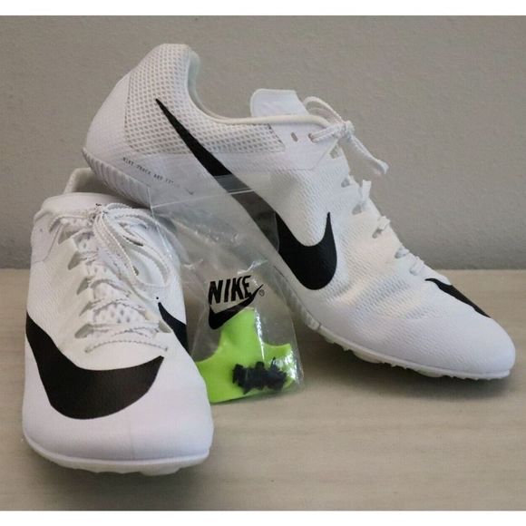 Nike DC8753 100 Men's Sz 13 White Zoom Rival Sprint 10 Track & Field Cleats - Picture 1 of 6